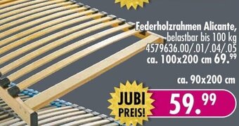 Möbel Boss Federholzrahmen Alicante Angebot