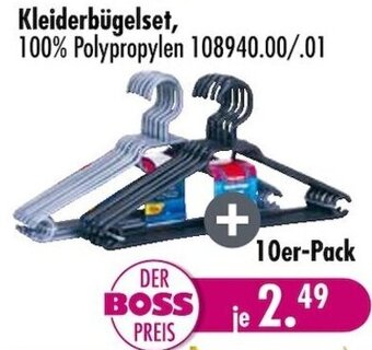 Möbel Boss Kleiderbügelset Angebot