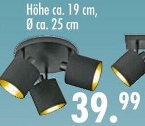 Möbel Boss Leuchtenserie Tommy Angebot