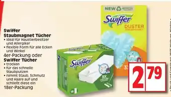 Edeka Swiffer Staubmagnet Tücher oder Swiffer Tücher Angebot