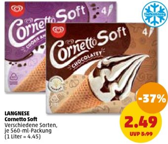 PENNY LANGNESE Cornetto Soft 560-ml-Packung Angebot