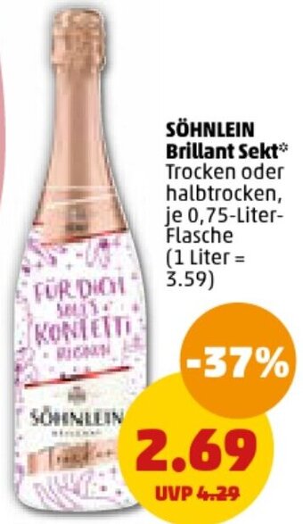 PENNY SÖHNLEIN Brillant Sekt 0,75-Liter-Flasche Angebot