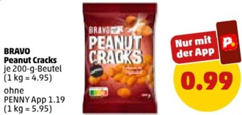 PENNY BRAVO Peanut Cracks 200-g-Beutel Angebot