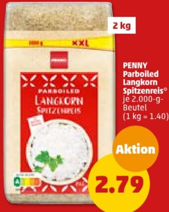 PENNY PENNY Parboiled Langkorn Spitzenreis 2.000-g-Beutel Angebot