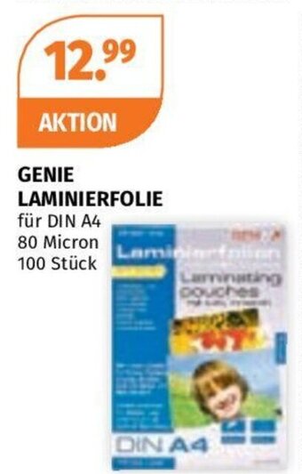 Müller GENIE LAMINIERFOLIE für DIN A4 80 Micron 100 Stück Angebot