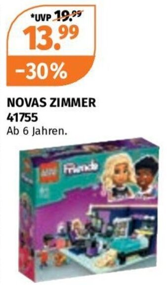 Müller LEGO Friends NOVAS ZIMMER 41755 Angebot