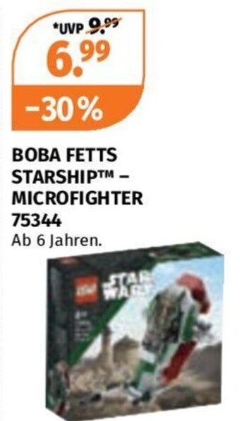 Müller LEGO BOBA FETTS STARSHIP TM - MICROFIGHTER 75344 Angebot