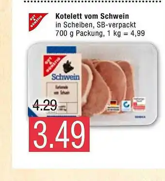 Marktkauf Kotelette-vom Schwein Angebot