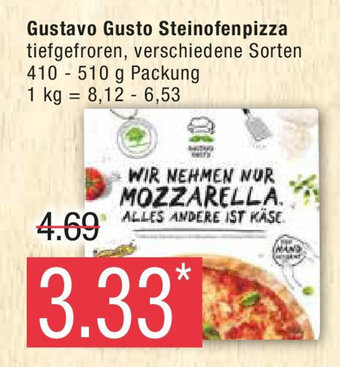 Marktkauf Gustavo Gusto Steinofenpizza 410-510 g Packung Angebot