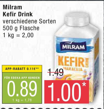 Marktkauf Milram Kefir Drink 500 g Flasche Angebot