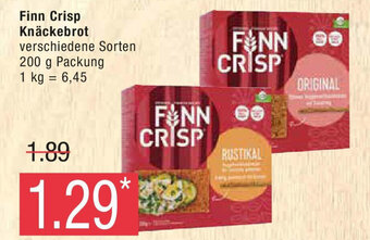 Marktkauf Finn Crisp Knäckebrot 200 g Packung Angebot