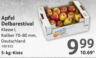 Selgros Apfel Delbarestival 5-kg-Kiste Angebot