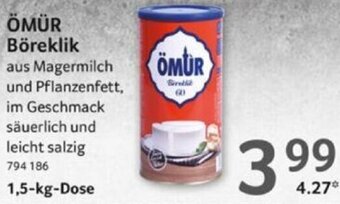 Selgros ÖMÜR Böreklik 1,5-kg-Dose Angebot