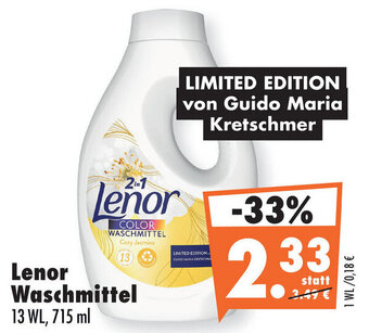 Mäc Geiz Lenor Waschmittel 13 WL, 715ml Angebot