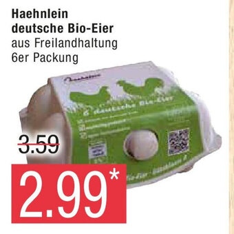 Marktkauf Haehnlein deutsche Bio-Eier 6er Packung Angebot