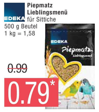 Marktkauf EDEKA Piepmatz Lieblingsmenü 500 g Beutel Angebot