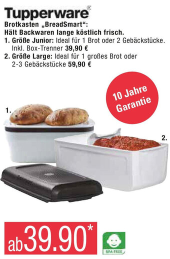 Marktkauf Tupperware Brotkasten ,,BreadSmart" Angebot