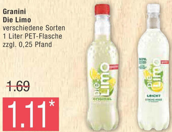 Marktkauf Granini Die Limo 1 Liter PET-Flasche Angebot