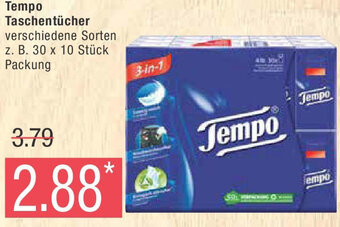 Marktkauf Tempo Taschentücher 30 x 10 Stück Packung Angebot