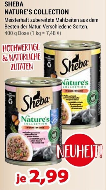 Zookauf SHEBA NATURE'S COLLECTION 400 g Dose Angebot