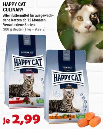 Zookauf HAPPY CAT CULINARY 300 g Beutel Angebot