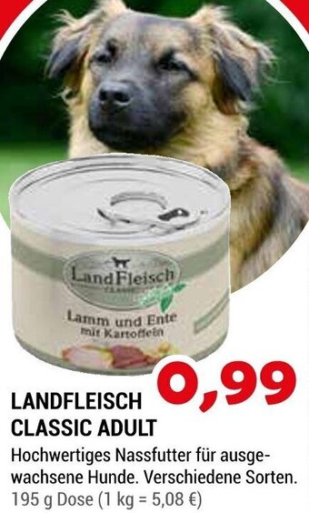 Zookauf LANDFLEISCH CLASSIC ADULT 195 g Dose Angebot