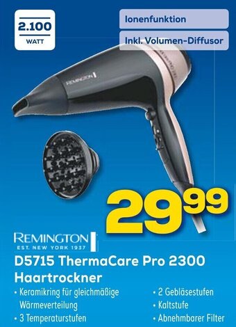 Euronics REMINGTON D5715 ThermaCare Pro 2300 Haartrockner Angebot