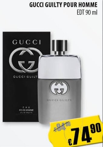 FreeOneShop GUCCI GUILTY POUR HOMME EDT 90 ml Angebot