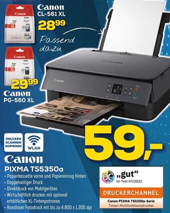 Euronics Canon PIXMA TS5350a Angebot