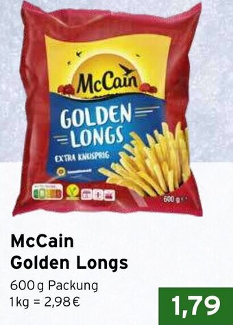 CAP Markt McCain Golden Longs 600 g Packung Angebot