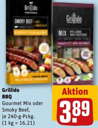 REWE Grillido BBQ 240-g-Pckg. Angebot