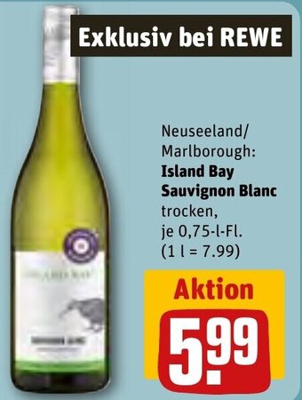 REWE Island Bay Sauvignon Blanc 0,75 L-Fl. Angebot