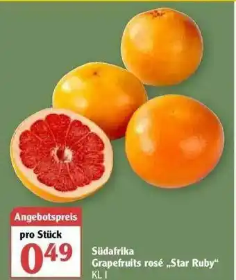 Globus Südafrika Grapefruits Rosé Star Ruby” Angebot