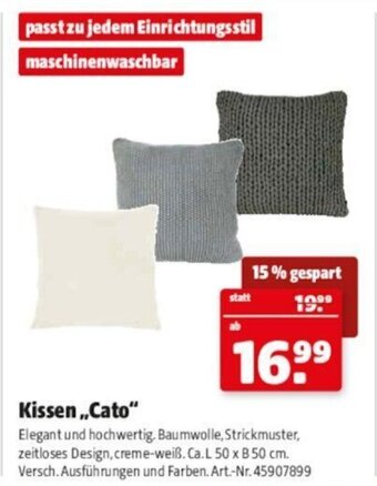 Hagebau Kissen,,Cato" Angebot