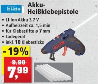 Thomas Philipps Güde Akku Heißklebepistole Angebot