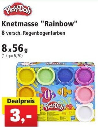 Thomas Philipps Play-Doh Knetmasse "Rainbow" 8x56g Angebot