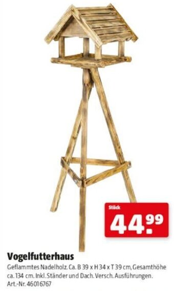 Hagebau Vogelfutterhaus Angebot