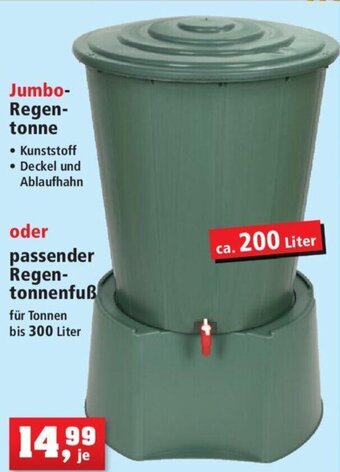 Thomas Philipps Jumbo-Regentonne oder passender Regentonnenfuß ca. 200 Liter Angebot