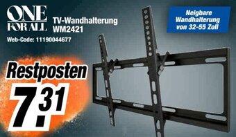 Expert One for all TV-Wandhalterung WM2421 Angebot