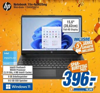 expert Octomedia hp Notebook 15s-fq0625ng Angebot