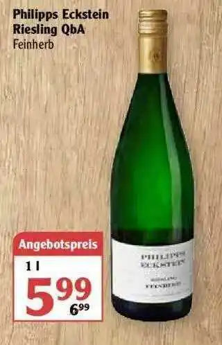 Globus Philipps Eckstein Riesling QbA Angebot