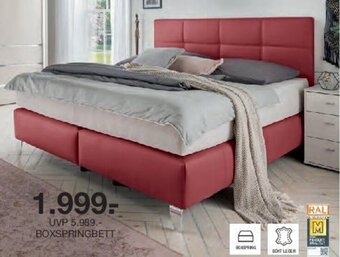 Möbel Schulenburg BOXSPRINGBETT Angebot