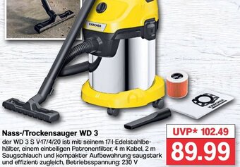 Famila Nord West KARCHER Nass-/Trockensauger WD 3 Angebot