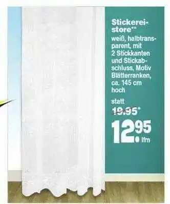 Repo Markt Stickereistore Angebot