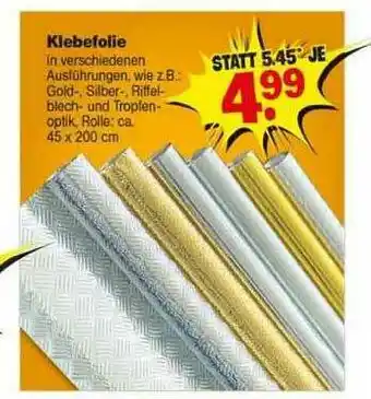 Repo Markt Klebefolie Angebot