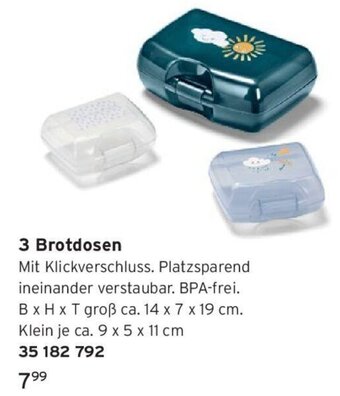 Tchibo 3 Brotdosen Angebot