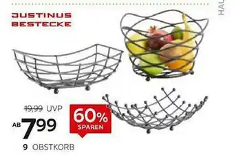 XXXLutz Justinus Bestecke Obstkorb Angebot