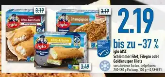 diska Iglo MSC Schlemmer Filet, Filegro Oder Goldknusper Filets Angebot