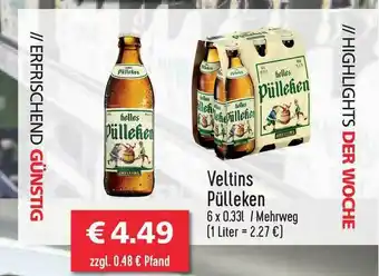 Getränkehaus Veltins Pülleken Angebot