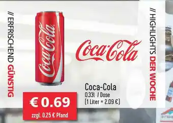 Getränkehaus Coca Cola Angebot